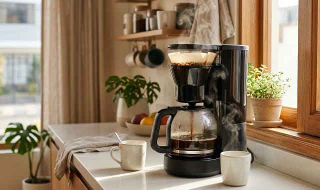 Cafetera eléctrica de goteo: Fácil y rápido de preparar